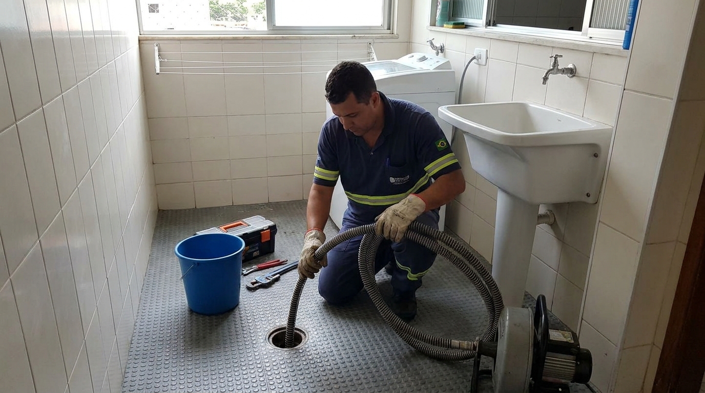 Desobstrução na Cozinha em Ipatinga‑MG
